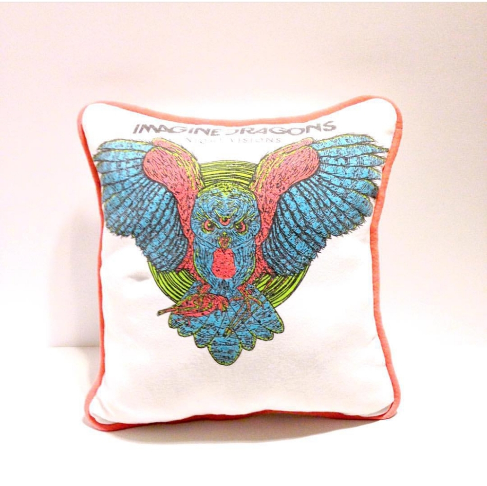 Imagine Dragons throw pillow